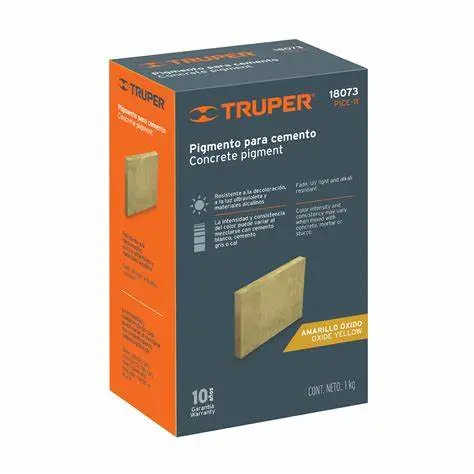 PINTURA MINERAL AMAR OXIDO CEMENTO TRUPER 18073
