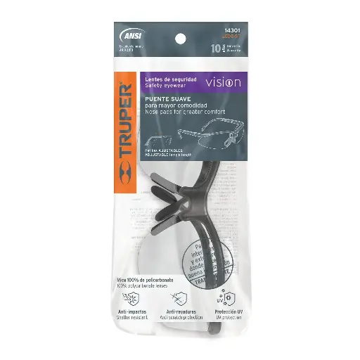 LENTE TRANS SEG AJUSTABLE TRUPER 14301
