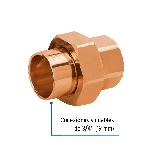 COBRE TUERCA UNION 3/4 FOSET 47623 CC-972B