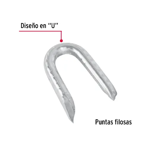 GRAPA ALAMBRE PUAS CONCRETO 1 KILO 44513