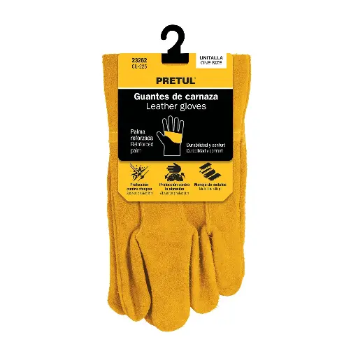 GUANTES CARNAZA CORTOS PRETUL 23262 GU-225