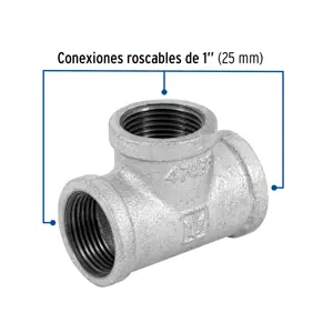 TEE GALV 1 FOSET 47487 AGUA