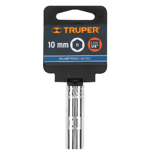 DADO 10MM C1/4 LGO TRUPER 13204