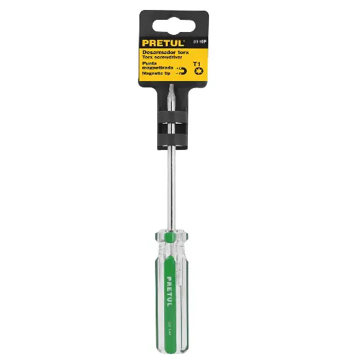 DESARMADOR TORX T10 MANGO PVC PRETUL 29982 DT-10P