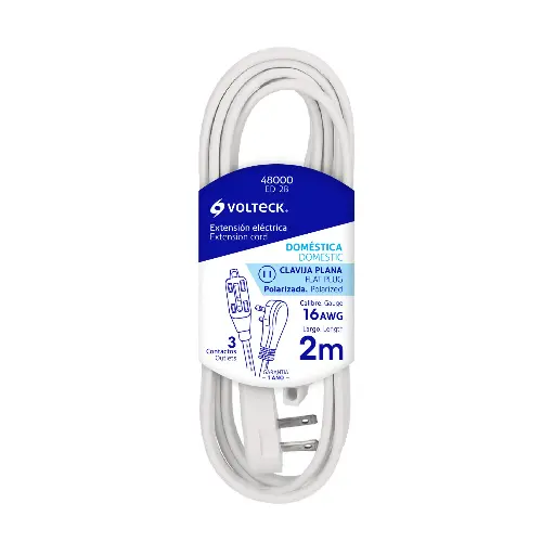EXTENSION 2M BLANCA VOLTECK 48000 ED-2B