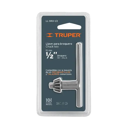 LLAVE BROQUERO 1/2 TRUPER 16560 LL-BRO-1/2