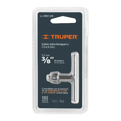 LLAVE BROQUERO 3/8 TRUPER 16559 BRO-3/8