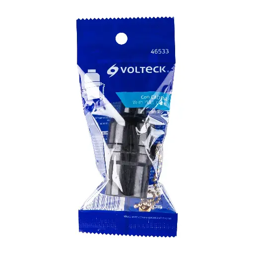 PORTALAMPARA/SOQUET BAQUELITA INT CADENA VOLTECK 46533