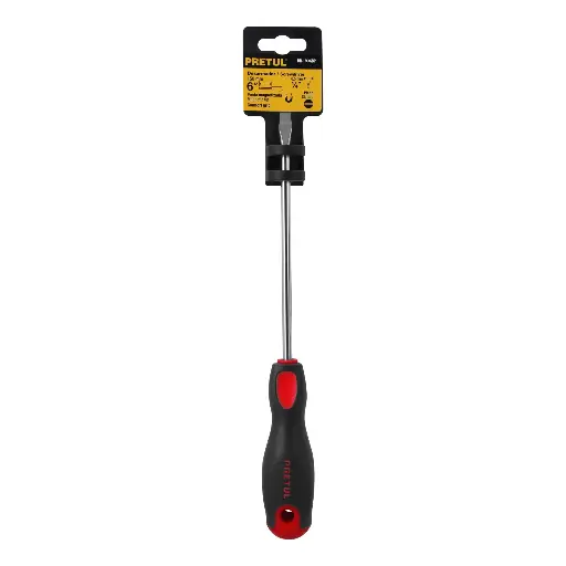 DESARMADOR PLANO 1/4 X 6 COMF PRETUL 21484