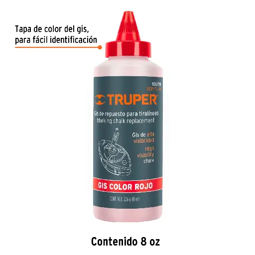 GIS ROJO TIRALINEA 226G TRUPER 18578 REP-TL-R