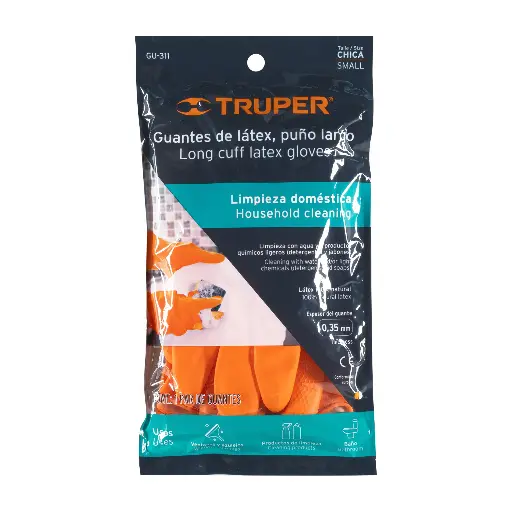 GUANTES LATEX LIMP DOMES T-CH 13296 TRUPER GU-311