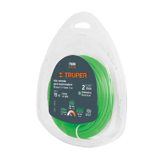 HILO DESB 2MM X 15M VERDE TRUPER 16943 HTA-80B