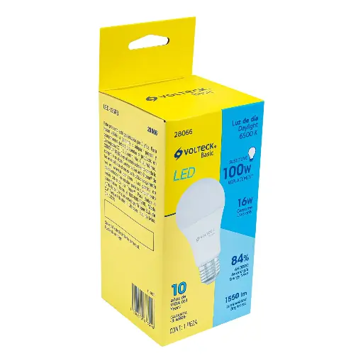 FOCO/LAMPARA 16W LED A22 VOLTECK 28066 LED-125FB