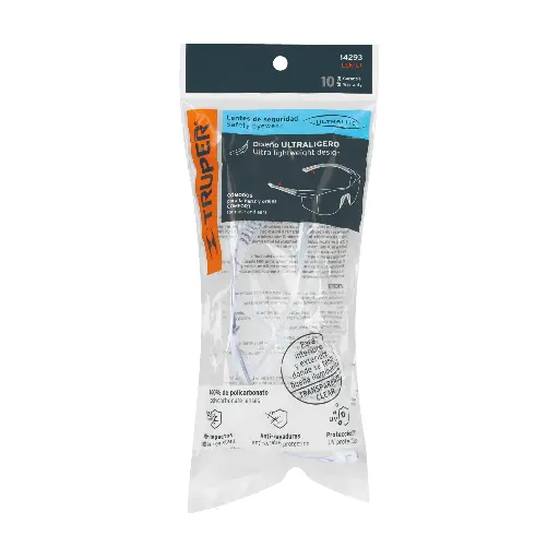 LENTE TRANSP ULTRALITE TRUPER LEN-LT 14293