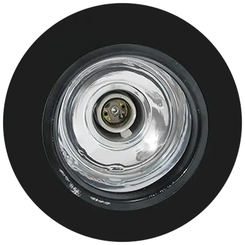 PLAFON PORTA LAMP NEGRO REFORZADO