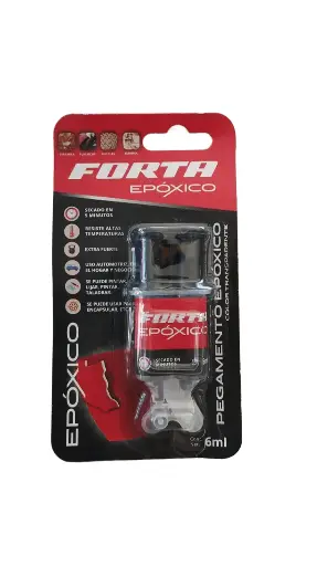 PLASTIACERO JERINGA 6ML EPOXICO FORTA