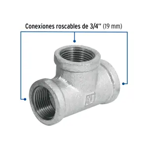 TEE GALV 3/4 FOSET 47486 AGUA