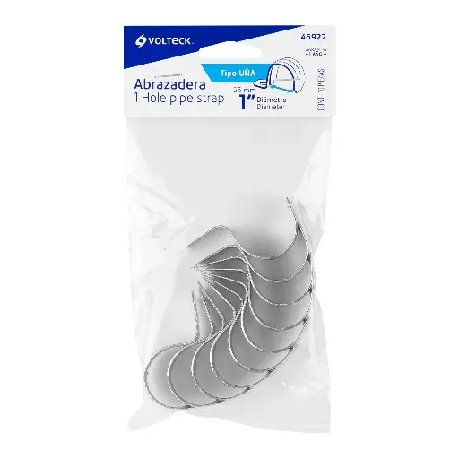 ABRAZADERA UÑA 1 VOLTECK 46922 10PZ