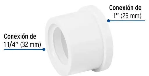 PVC REDUCCION 1-1/4 A 1 HIDRAULICO
