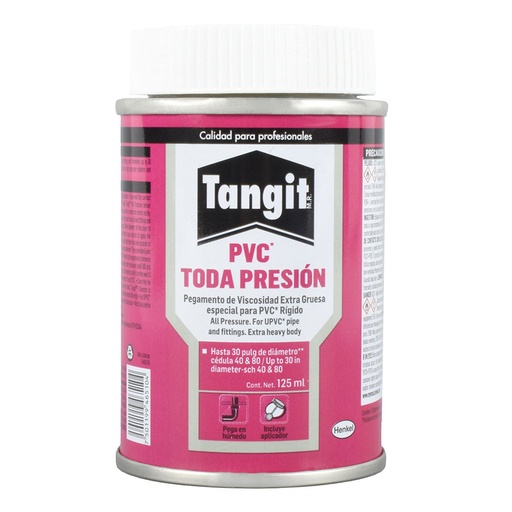 TANGIT PVC TODA PRESION 125ML ROSA