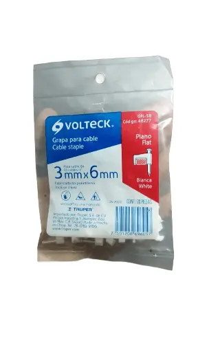 GRAPA 3MM PLANA BCA VOLTECK 48277 GPL-5B 