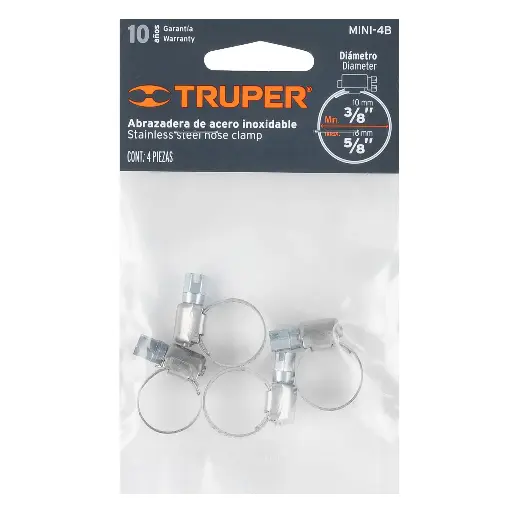 SINFIN 3/8-5/8 MINI PACK 4 PZS TRUPER 10032 