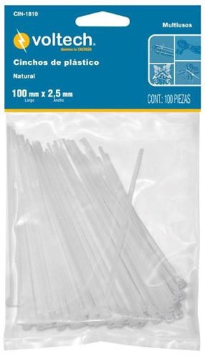 CINCHO 100 X 2.5 NATURAL VOLTECK 44300 CIN-1810 