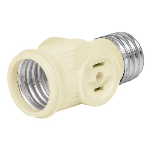 PORTALAMPARA/SOQUET LADRON ROSCA BCO VOLTECK 46514