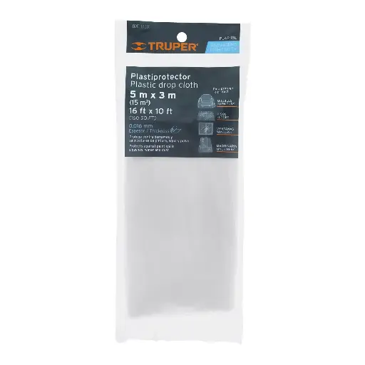 PLASTICO PROTECTOR 5MX3M USO LIGERO 11109      