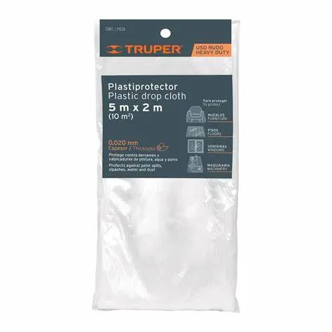 PLASTICO PROTECTOR 5MX2M PLAP-10R USO RUDO