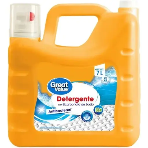 DETERGENTE CON BICARBONATO GREAT VALUE 1/2 LITRO