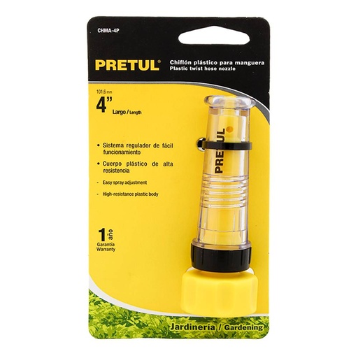 CHIFLON PLASTICO 4P PRETUL 21140
