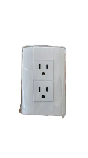 CONTACTO DUPLEX ECO BLANCO