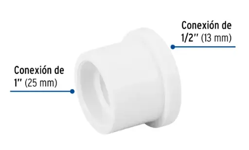 PVC REDUCCION 1 A 1/2 HIDRAULICO