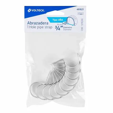 ABRAZADERA UÑA 3/4 46921 10 PZS