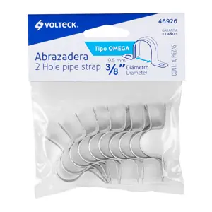 ABRAZADERA OMEGA 3/8 VOLTECK 46926 10PZA