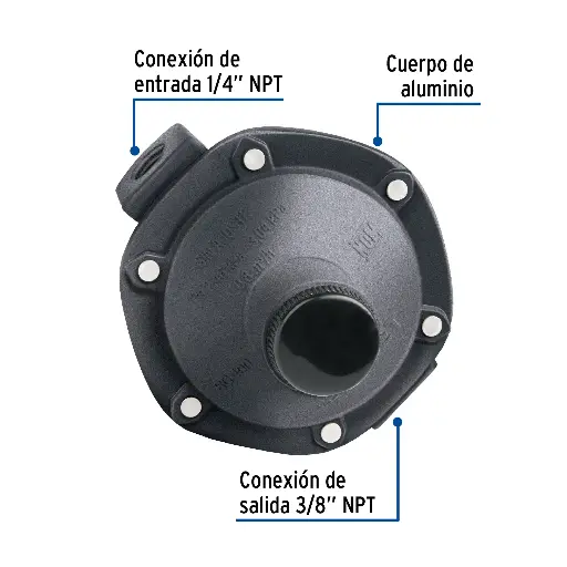 VALVULA DE 1 VIA GAS BAJA PRESION 40710 