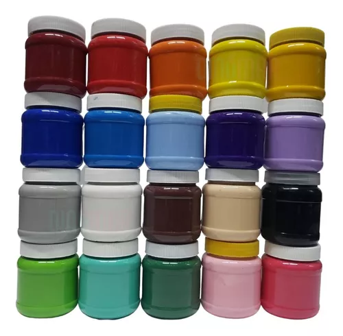 HERK PINTURA VINILICA/ACRILICA COLORES 1/4 LITRO