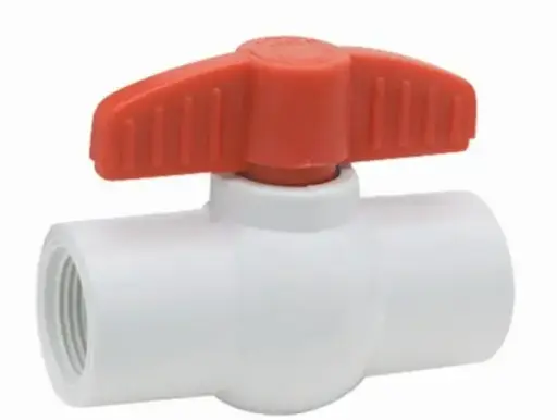 PVC VALVULA ESFERA ROSCABLE 1/2 