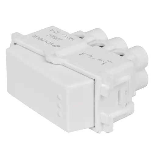 INTERUPTOR 10A/125V 1 LINEA BLANCO ABS BLANCO 48132