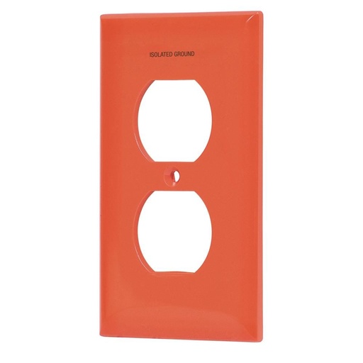 PLACA CONTACTO DUPLEX TIERRA AISLADA 46409