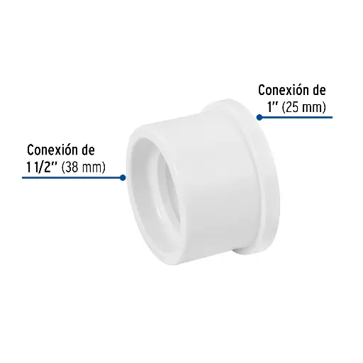 PVC REDUCCION 1 1/2 - 1 FOSET 45537