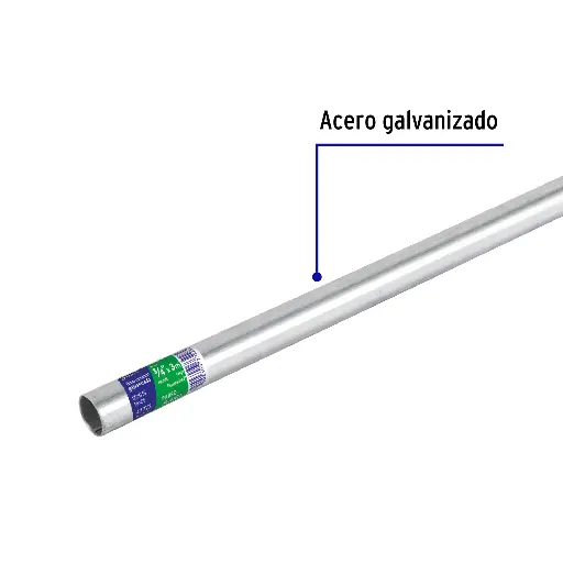 TUBO CONDUIT GALVANIZADO 3/4" PARED DELGADA 47772 3M